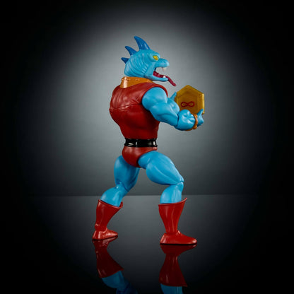Masters of the Universe Origins Action Figure Cartoon Collection Fang Man, 5.5-inch 1980s MOTU TV Fanged Villain, Detailed Design & Accessory, JBM91