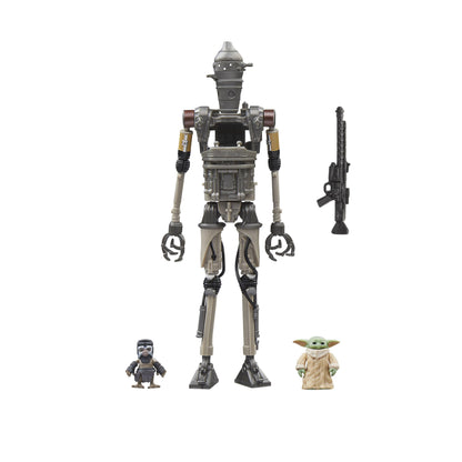 Star Wars The Vintage Collection IG-12, Grogu & Anzellan, Deluxe The Mandalorian Action-Figurenset (Skala 9,5 cm
