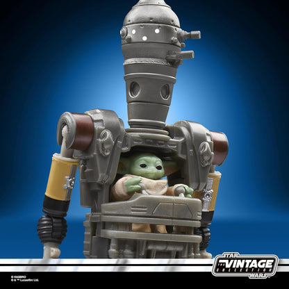 Star Wars The Vintage Collection IG-12, Grogu & Anzellan, Deluxe The Mandalorian Action-Figurenset (Skala 9,5 cm