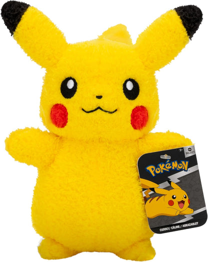 Pokemon Pokémon 20 cm pluche PKW4413-12 Kies Cuddly Edition - Squirtle, Pikachu, Charmander, Bulbasaur - officieel verstopt speelgoed voor kinderen 2+