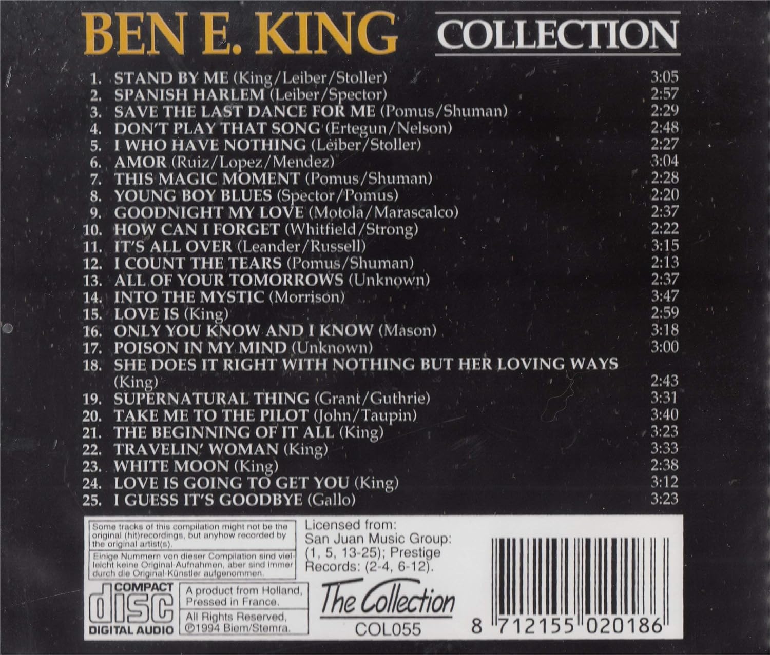 Ben E King Collection