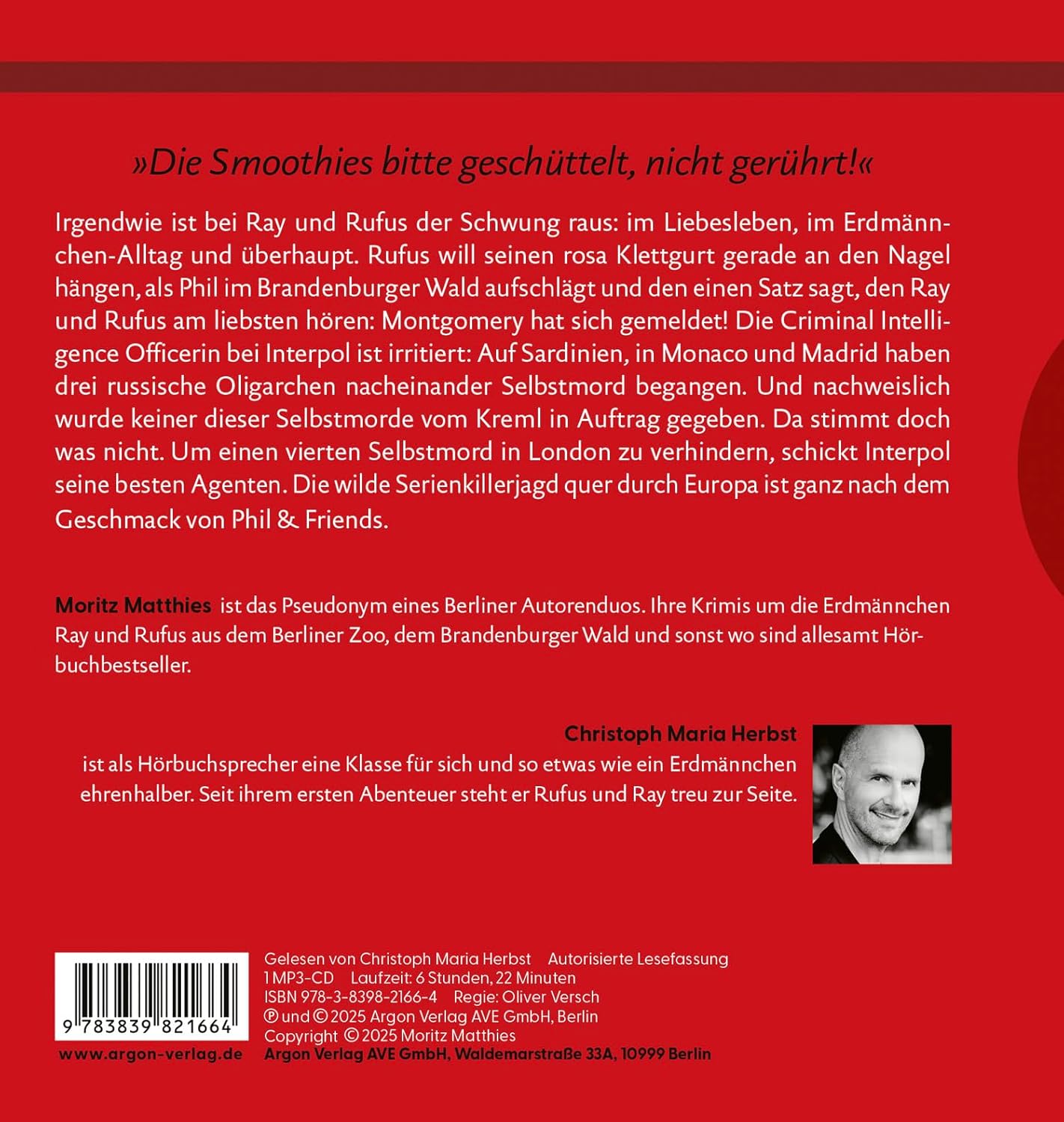 Boom Boom Babuschka: Ein Erdmännchen-Krimi