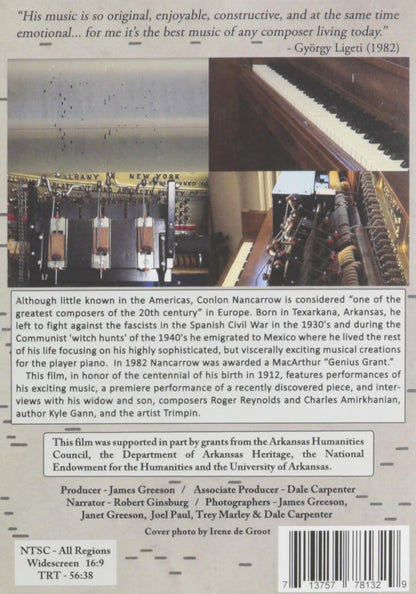 Conlon Nancarrow: Virtuoso of the Player Piano