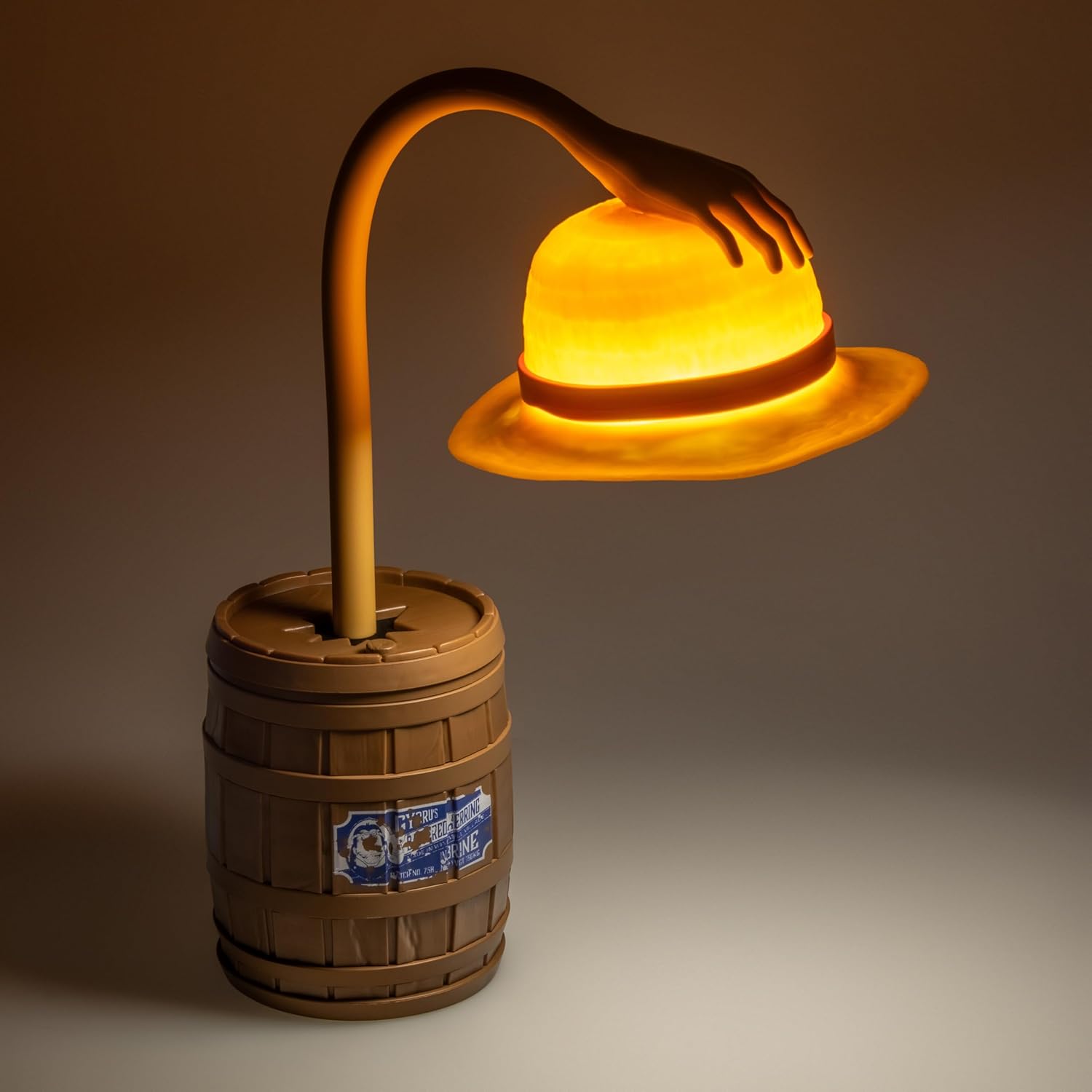 Paladone One Piece Straw Hat Posable Desk Light, Officially Licensed Anime Bendable Lamp for Pop Culture Fans, Bedroom, Home, Office