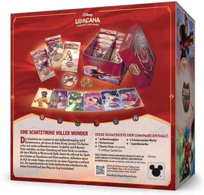 Disney Lorcana Trading Card Game: Domäne von Dschafar - Schatzkiste der Luminari (Deutsch