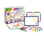 CRAYOLA - Kit Ardoises Blanches Créatives, pour Colorier et Écrire avec des Feutres Lavables et des Crayons lavables, Activité Créative pour Enfants, à partir de 5 ans, 04-2947