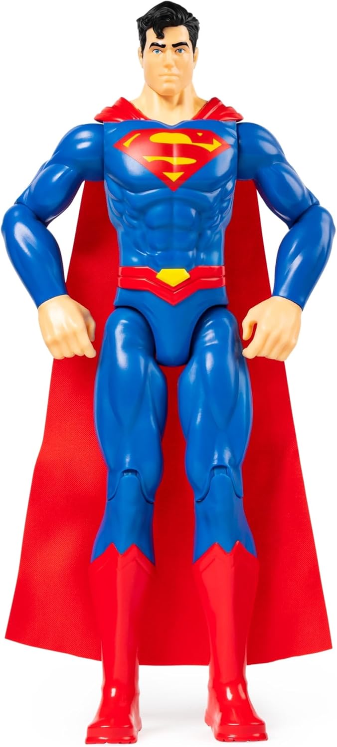 DC Comics - Figurine Superman 30 Cm - Figurine Articulée Issue du Film - Super Héros Et Super Vilain - Jouet À Collectionner - Cadeau Enfant - Jouet Enfant 4 Ans Et +