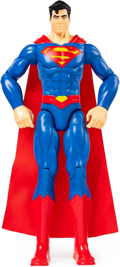 DC Comics - Figurine Superman 30 Cm - Figurine Articulée Issue du Film - Super Héros Et Super Vilain - Jouet À Collectionner - Cadeau Enfant - Jouet Enfant 4 Ans Et +