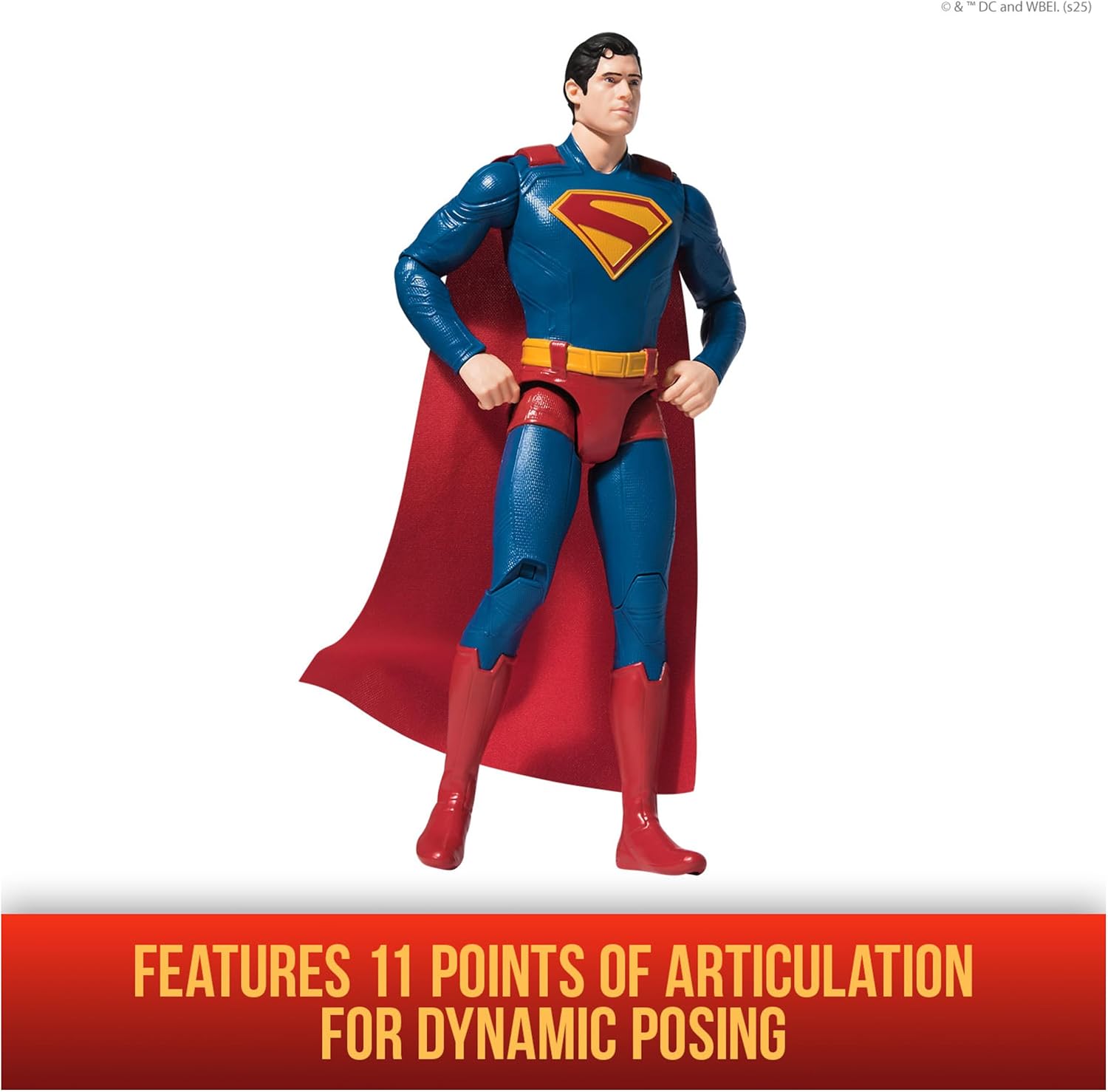 DC Comics - Figurine Superman 30 Cm - Figurine Articulée Issue du Film - Super Héros Et Super Vilain - Jouet À Collectionner - Cadeau Enfant - Jouet Enfant 4 Ans Et +