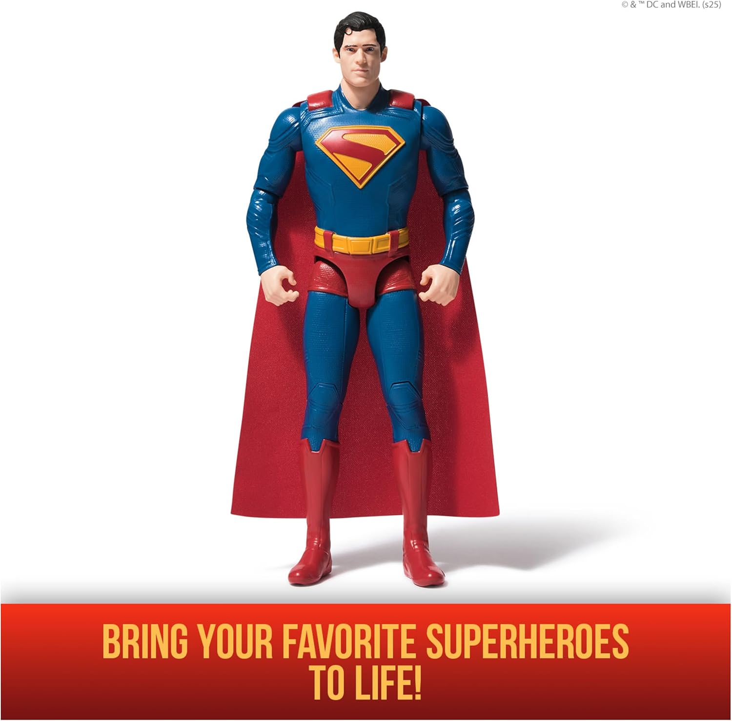 DC Comics - Figurine Superman 30 Cm - Figurine Articulée Issue du Film - Super Héros Et Super Vilain - Jouet À Collectionner - Cadeau Enfant - Jouet Enfant 4 Ans Et +