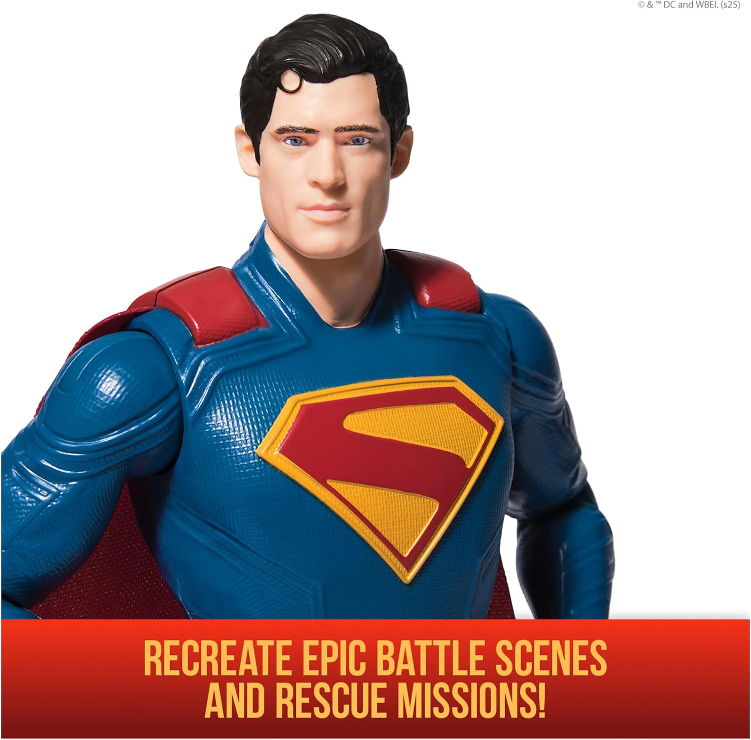 DC Comics - Figurine Superman 30 Cm - Figurine Articulée Issue du Film - Super Héros Et Super Vilain - Jouet À Collectionner - Cadeau Enfant - Jouet Enfant 4 Ans Et +