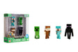 Minecraft 2.5In Metalfigs 4Pk W3