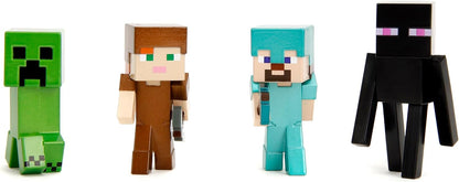 Minecraft 2.5In Metalfigs 4Pk W3