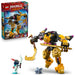 LEGO NINJAGO Arin’s Spinjitzu Battle Mech Toy - Mix & Match Posable Figure, Baby Riyu Dragon & 2 Ninja Minifigures - Gift for 7+ Boys & Dragons Rising Fans - 71839