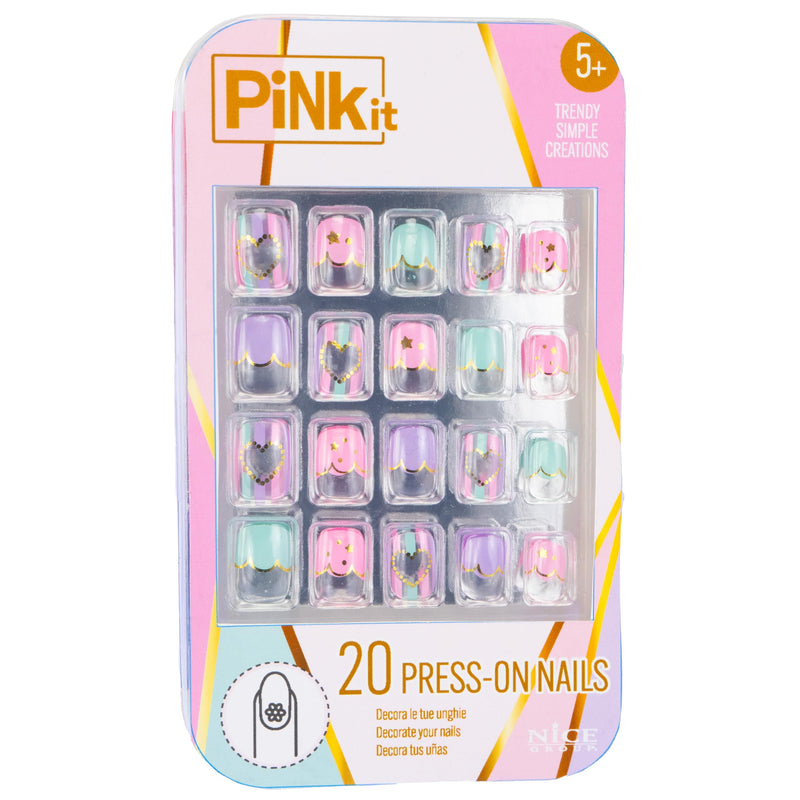 Nice: Pink It Press On Nails