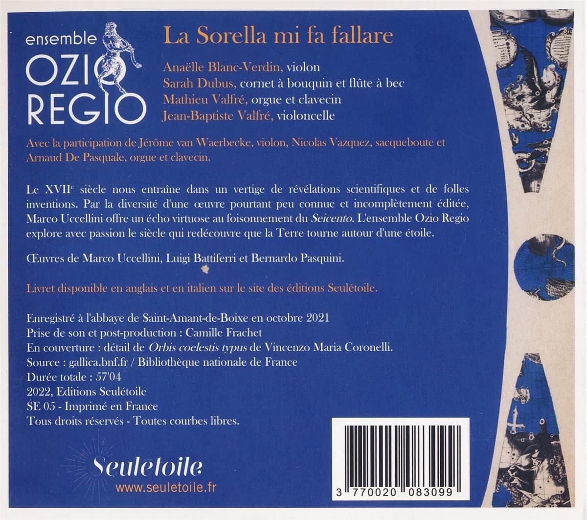 Audio Marco Uccellini - La Sorella Mi Fa Fallare