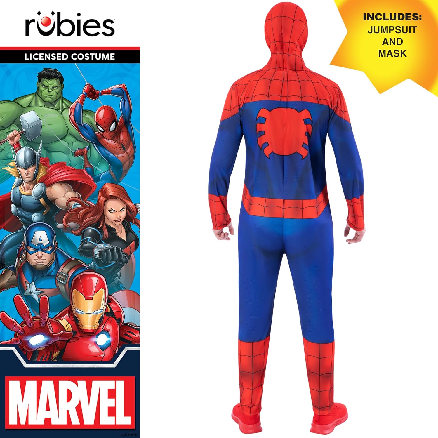 Rubies Official Spider-man Adult Costume, Adult Fancy Dress