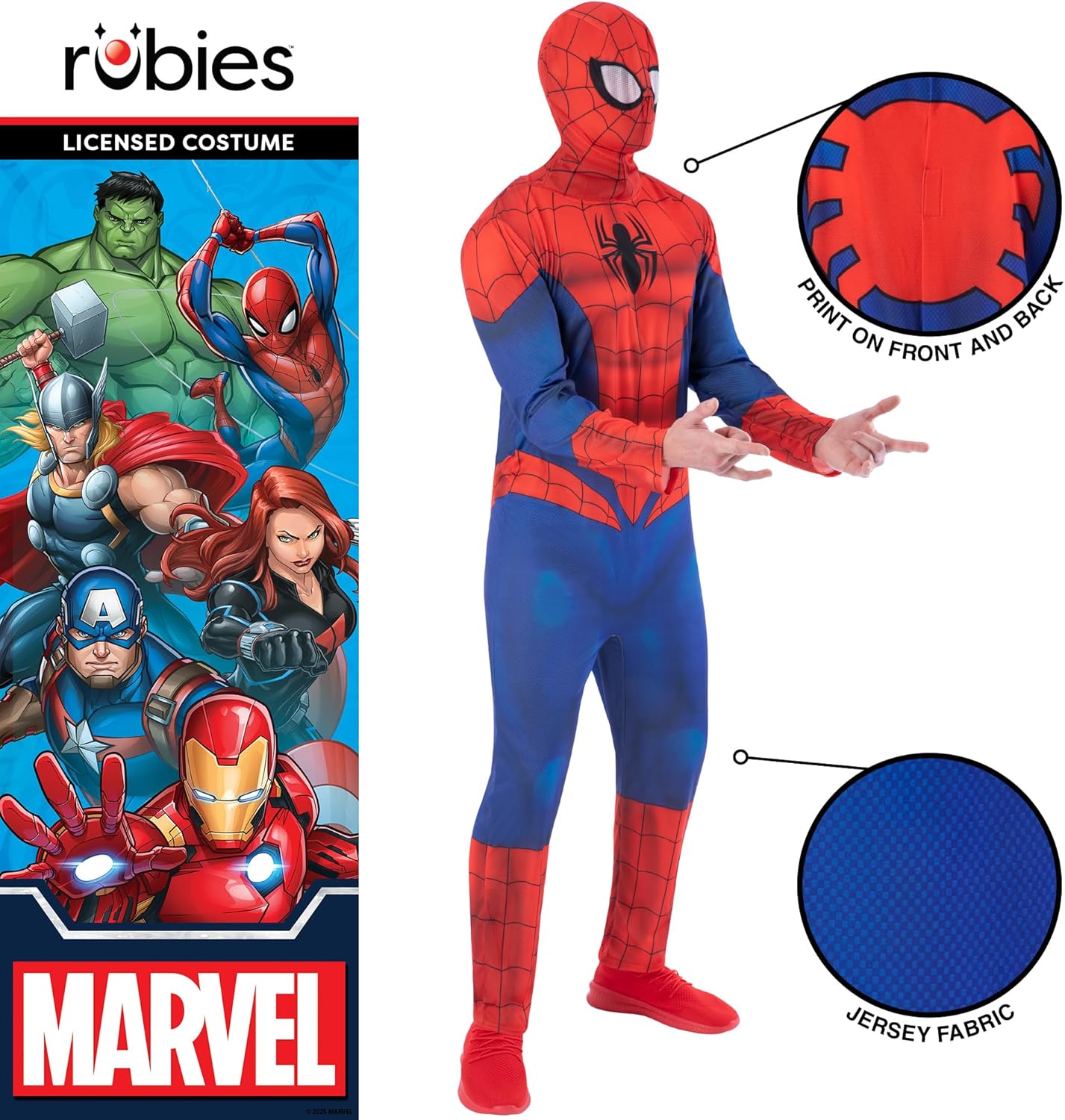 Rubies Official Spider-man Adult Costume, Adult Fancy Dress