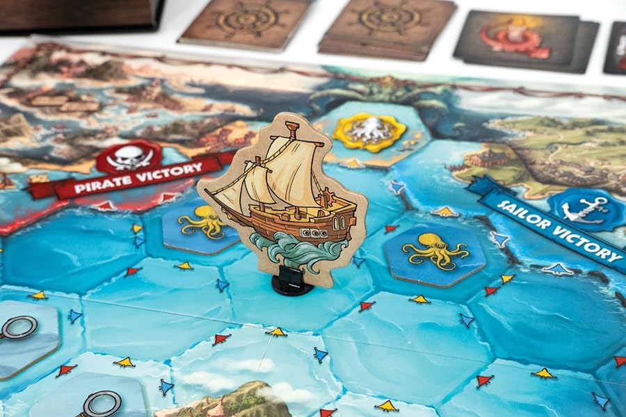Outset Media Feed The Kraken - A Sailor's Favorite Deduction Game - for 5 to 11 Players Ages 12 and up