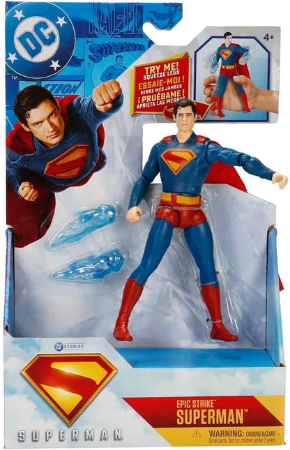 DC Comics, SUPERMAN, Green Lantern, Epic Strike Action Figure, 15-cm Tall, Authentic Movie Styling, Includes 2 Accessories, Kids’ Toys for Boys and Girls Aged 4 and Up