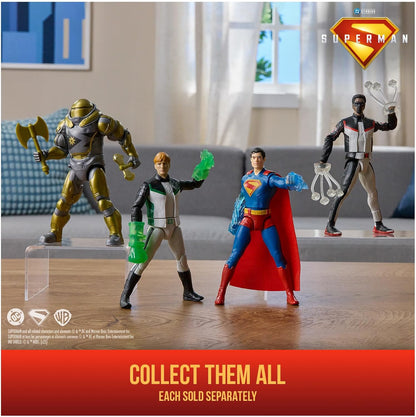 DC Comics, SUPERMAN, Green Lantern, Epic Strike Action Figure, 15-cm Tall, Authentic Movie Styling, Includes 2 Accessories, Kids’ Toys for Boys and Girls Aged 4 and Up