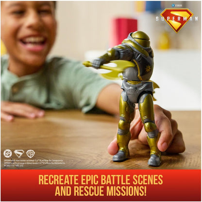 DC Comics, SUPERMAN, Green Lantern, Epic Strike Action Figure, 15-cm Tall, Authentic Movie Styling, Includes 2 Accessories, Kids’ Toys for Boys and Girls Aged 4 and Up