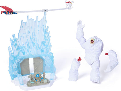 DC Comics, SUPERMAN Fortress of Solitude Battle Set, 3 Action Figures, Accessories, Pretend Play Super Heroes Kids’ Toys For Boys and Girls Aged 4 and Up