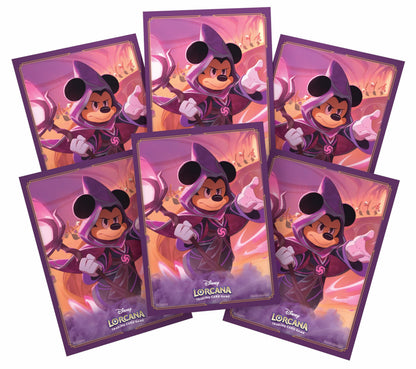 Ravensburger Disney Lorcana Trading Card Game - 65 Mickey Mouse Card Sleeves - Set 8 Reign of Jafar - for Adults & Kids Age 8 Years Up - Collectable TCG