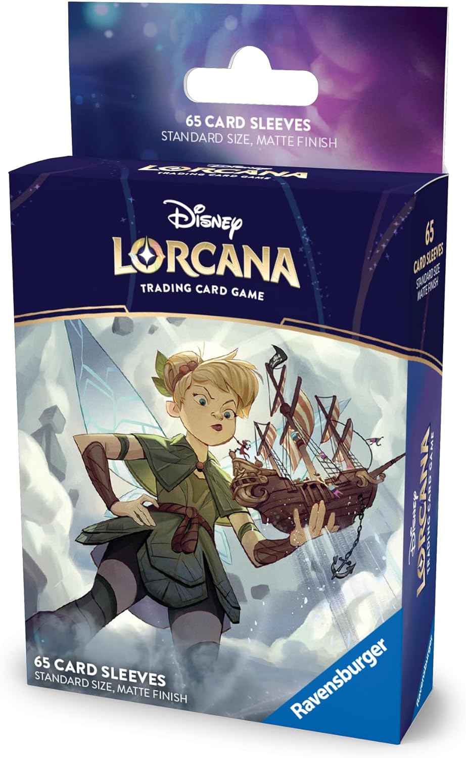 Ravensburger Disney Lorcana Trading Card Game - 65 Tinkerbell Card Sleeves - Set 8 Reign of Jafar - for Adults & Kids Age 8 Years Up - Collectable TCG