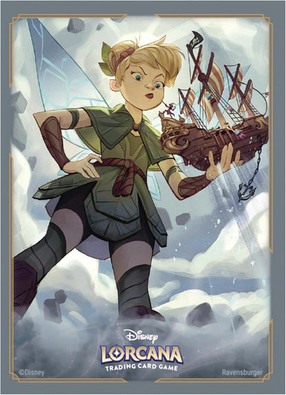 Ravensburger Disney Lorcana Trading Card Game - 65 Tinkerbell Card Sleeves - Set 8 Reign of Jafar - for Adults & Kids Age 8 Years Up - Collectable TCG