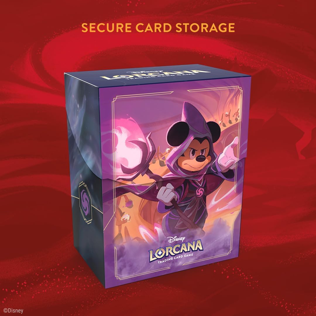 Ravensburger Disney Lorcana Deck Box Mickey Mouse Set 8 Reign of Jafar - Gift Set for Adults & Kids Age 8 Years Up - Collectable TCG