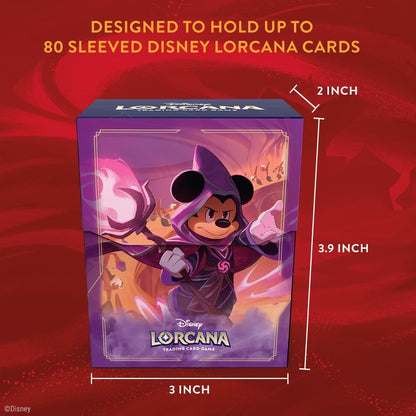Ravensburger Disney Lorcana Deck Box Mickey Mouse Set 8 Reign of Jafar - Gift Set for Adults & Kids Age 8 Years Up - Collectable TCG