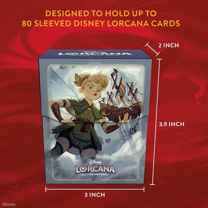 Ravensburger Disney Lorcana Deck Box Tinkerbell Set 8 Reign of Jafar - Gift Set for Adults & Kids Age 8 Years Up - Collectable TCG