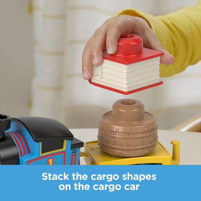 Thomas & Friends Toddler Toy My First Thomas Push-Along Train with Stacking Cargo for Kids Ages 18+ Months, HXP52