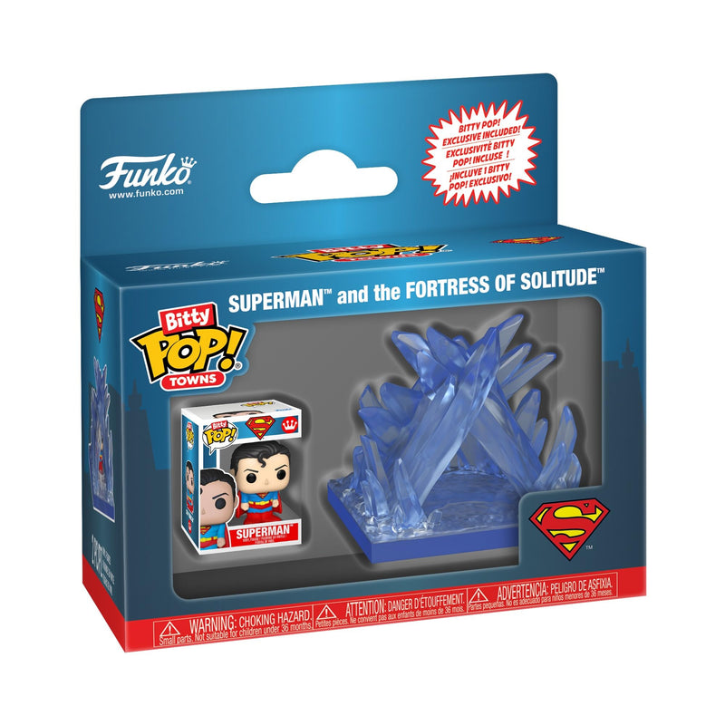 Bitty Pop! Towns Superman And The Fortress Of Solitude