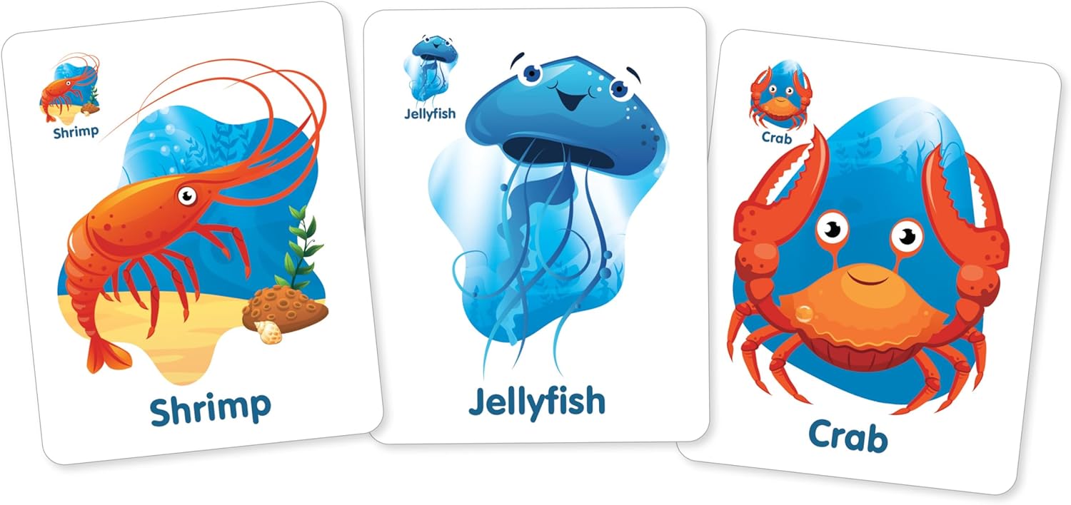 Outset Media Go Fish Card Game - The Classic Card Game Featured on 36 Over-Sized Cards for 2 to 4 Players Ages 4 and up