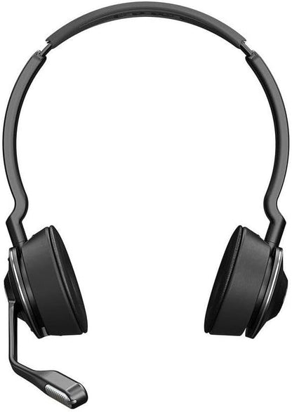 Jabra Engage 75 SE Stereo Wireless Headset Professional Calls, DECT security, 150m range, USB-C to USB-A, Advanced noise-cancelling microphone, all-day comfort with base, Microsoft Certified - Black
