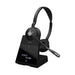Jabra Engage 75 SE Stereo Wireless Headset Professional Calls, DECT security, 150m range, USB-C to USB-A, Advanced noise-cancelling microphone, all-day comfort with base, Microsoft Certified - Black