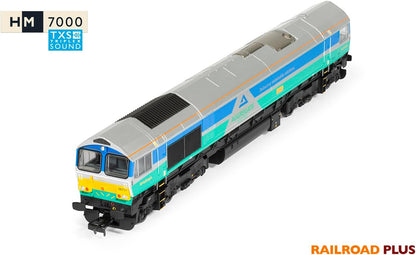 Hornby R30428TXS RailRoad Plus with Sound Aggregates Class 66 Sence 6671100 gauge