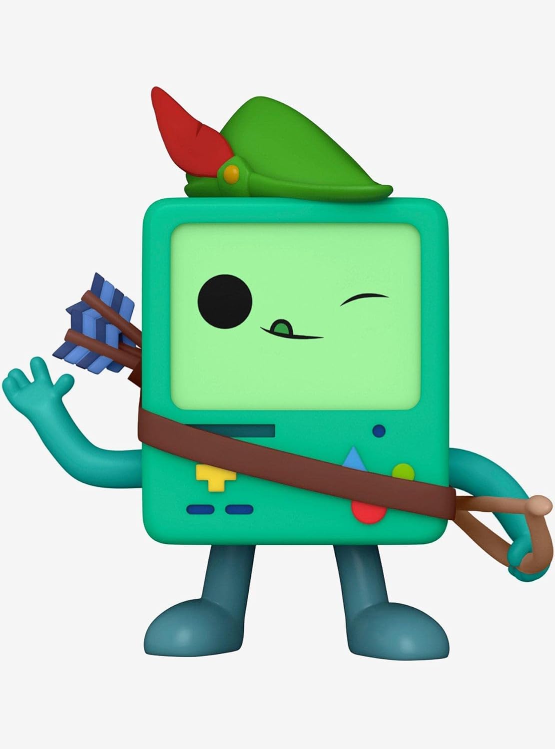 Funko Pop! Animation: At - BMO with Bow - Adventure Time - Figura de Vinilo Coleccionable - Idea de Regalo- Mercancia Oficial - Juguetes para Niños y Adultos - TV Fans