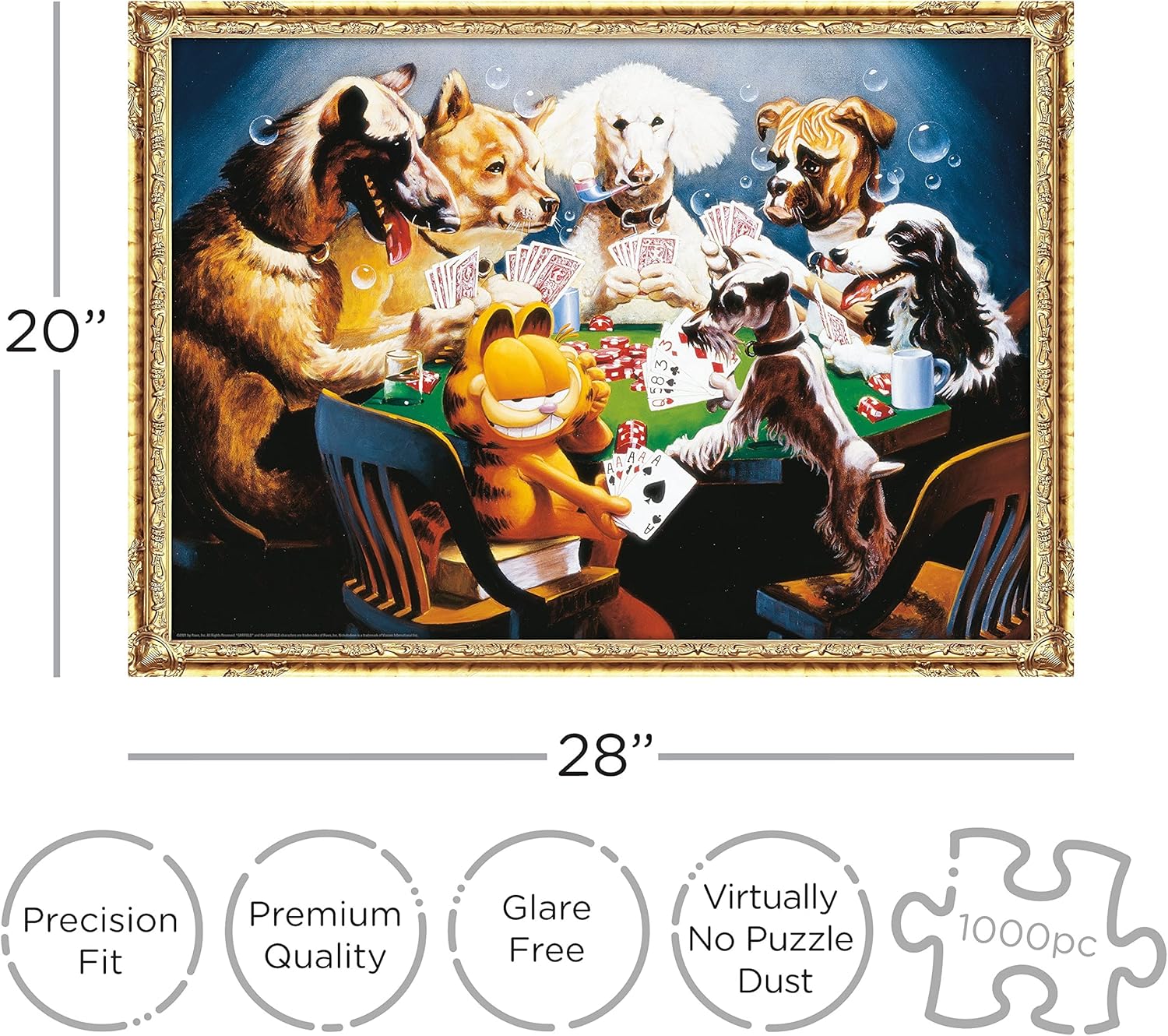 Garfield: Aquarius - Bold Bluff (Puzzle 1000 Pezzi)