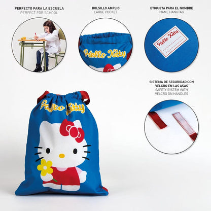 Hello Kitty - Blue School Bag