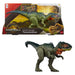 Mattel Jurassic World: El Renacer, Tiranotitán Grandes embestidas, Figura de dinosaurio de juguete, con 2 embestidas activadas con la cola, juego digital, JCL75
