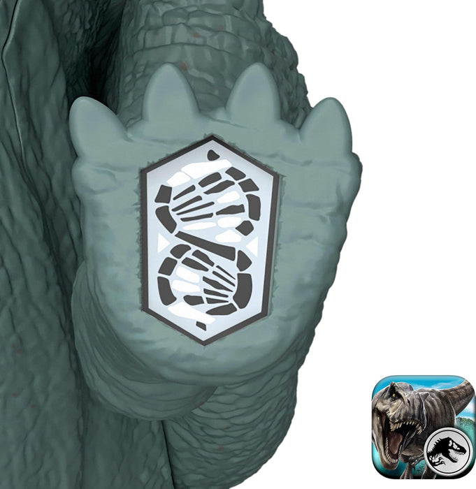 Mattel Jurassic World Rebirth Wild Roar Maiasaura Dinosaur Toy with Tail-Controlled Chomp Multi-Direction Attack & Sound, Posable & Digital Play, JGC82