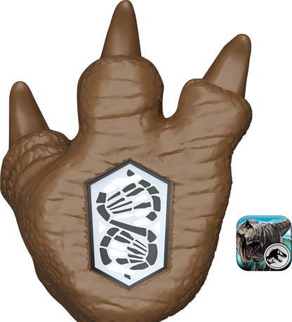Mattel Jurassic World: El Renacer, Utahrraptor Rugido salvaje, Dinosaurio con ataque de mordisco en múltiples direcciones y sonido controlado con la cola, diseño articulado y juego digital, JGC80