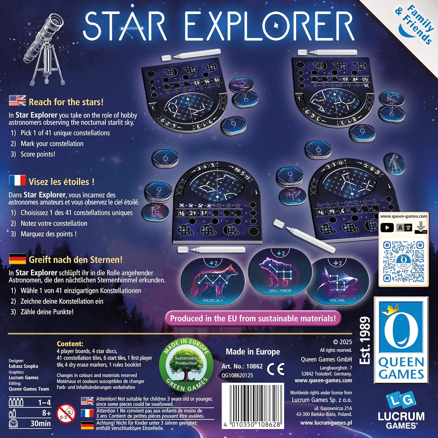Queen Games 10862 Star Explorer INT