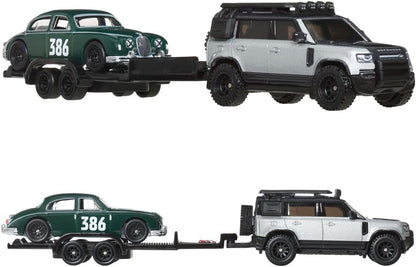 Hot Wheels - Premium Car Culture Team Transport - Jaguar MK1 (2023 Land Rover Defender 110) /Toys