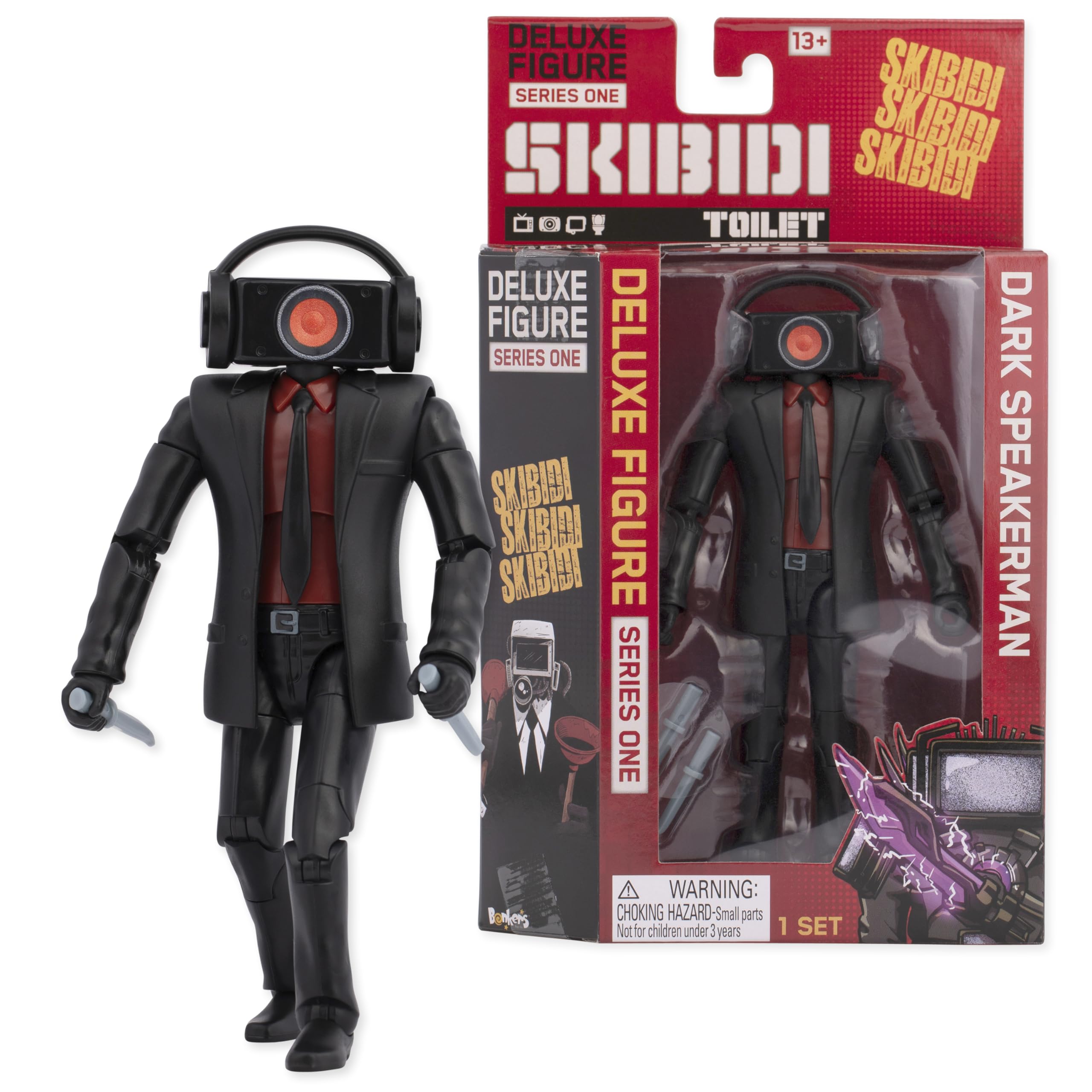 Skibidi Toilet Deluxe Figure Speakerman, Collectible Figures, Officially Licensed Merch