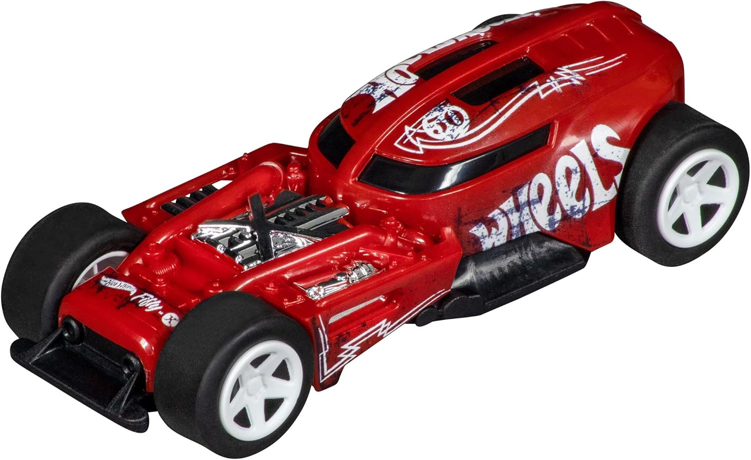 Carrera GO 20062553UK Hot Wheels 6.4 - GO Slot Racing Track With UK Plug, For Children From 6 Years And Adults,1:43 Scale, 6.4 Metres, With Hot Wheels - Night Shifter & Hot Wheels - HW50 Concept