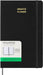 Moleskine Undated Weekly Planner, Weekly Planner with Space for Notes 12 Months, Hard Cover and Elastic Closure, Black Color, Large Format 13 x 21 cm